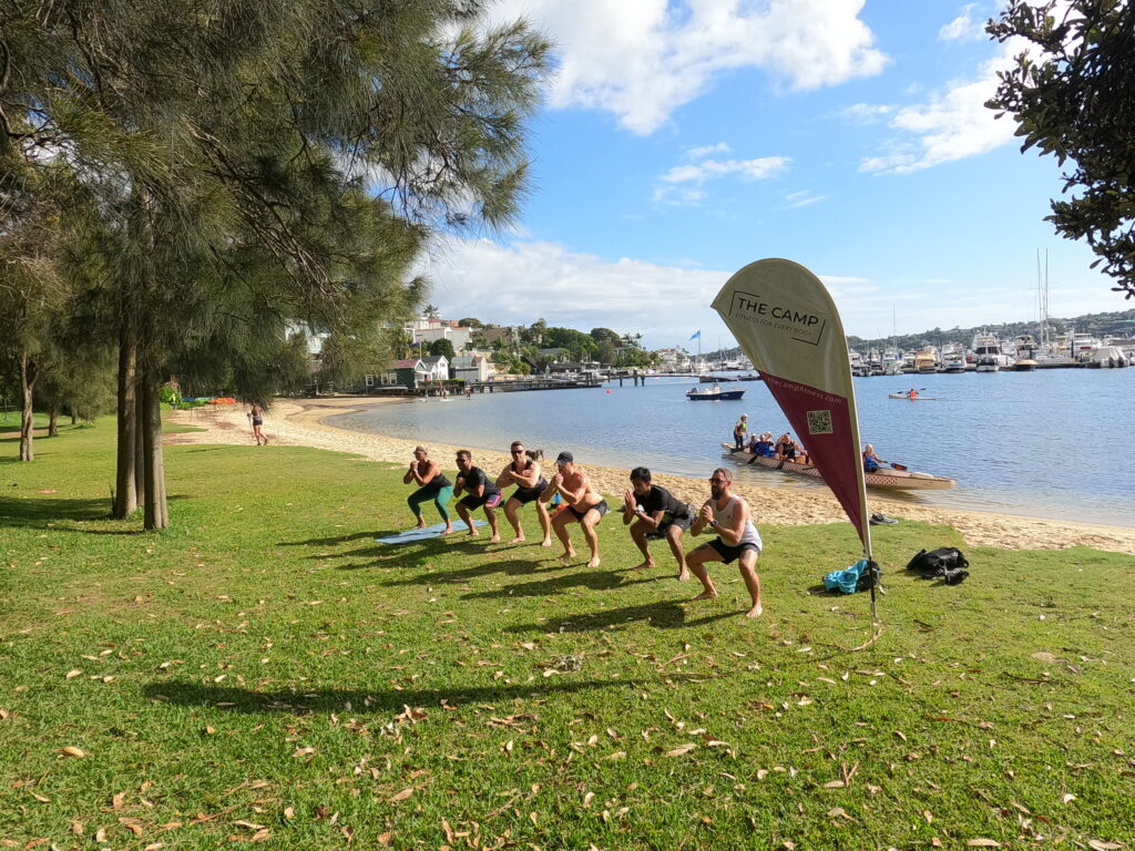Corporate fitness session