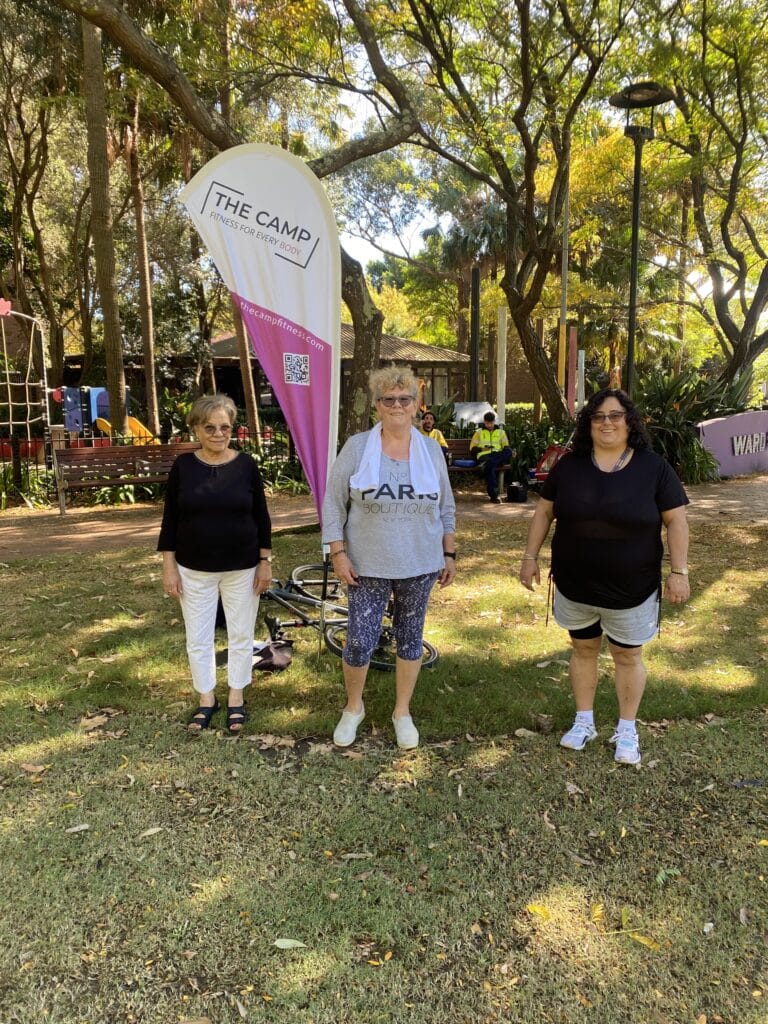 Outdoor bootcamp class in Surry Hills