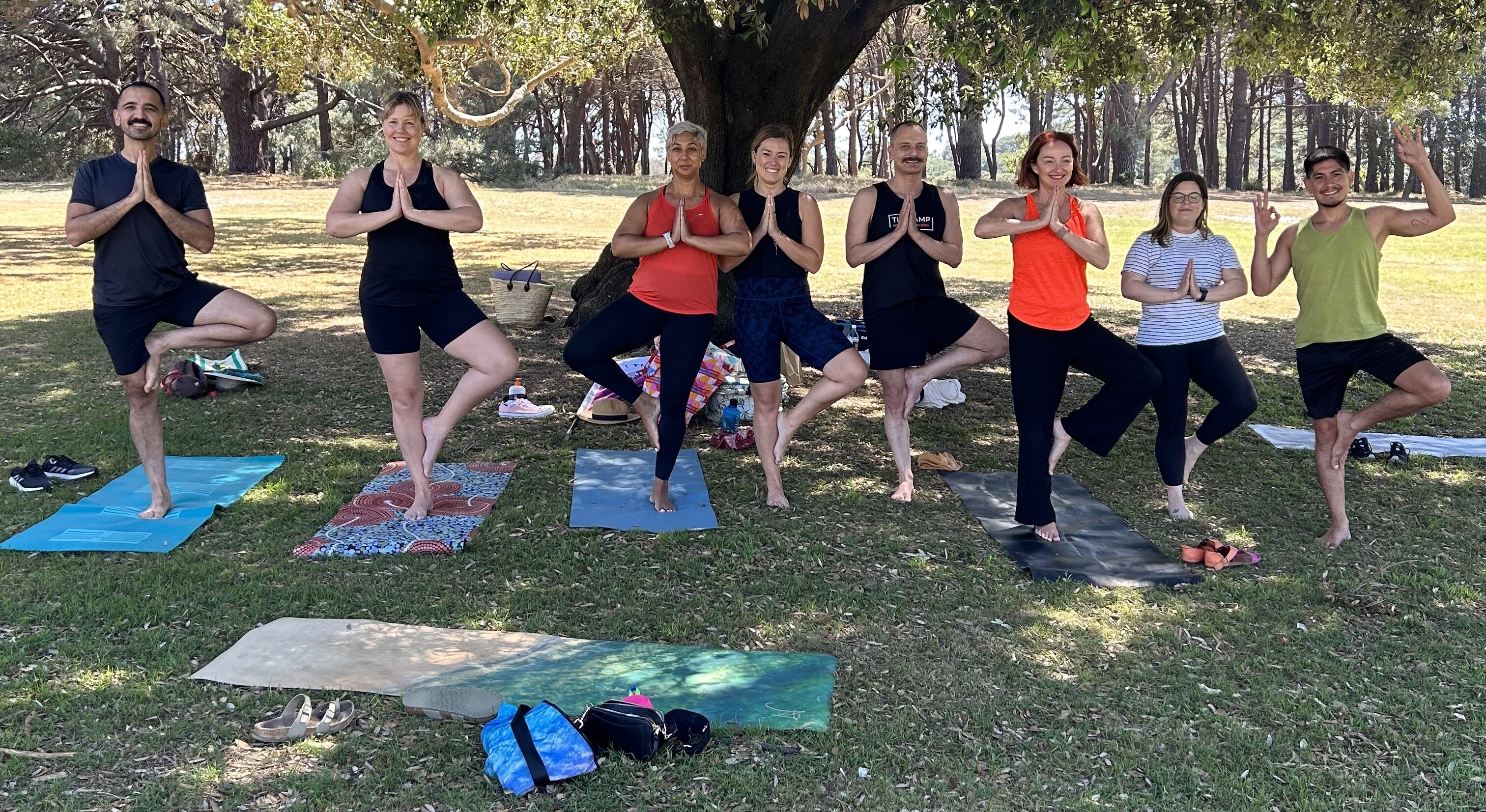 Yoga in the park Member social, October 2023