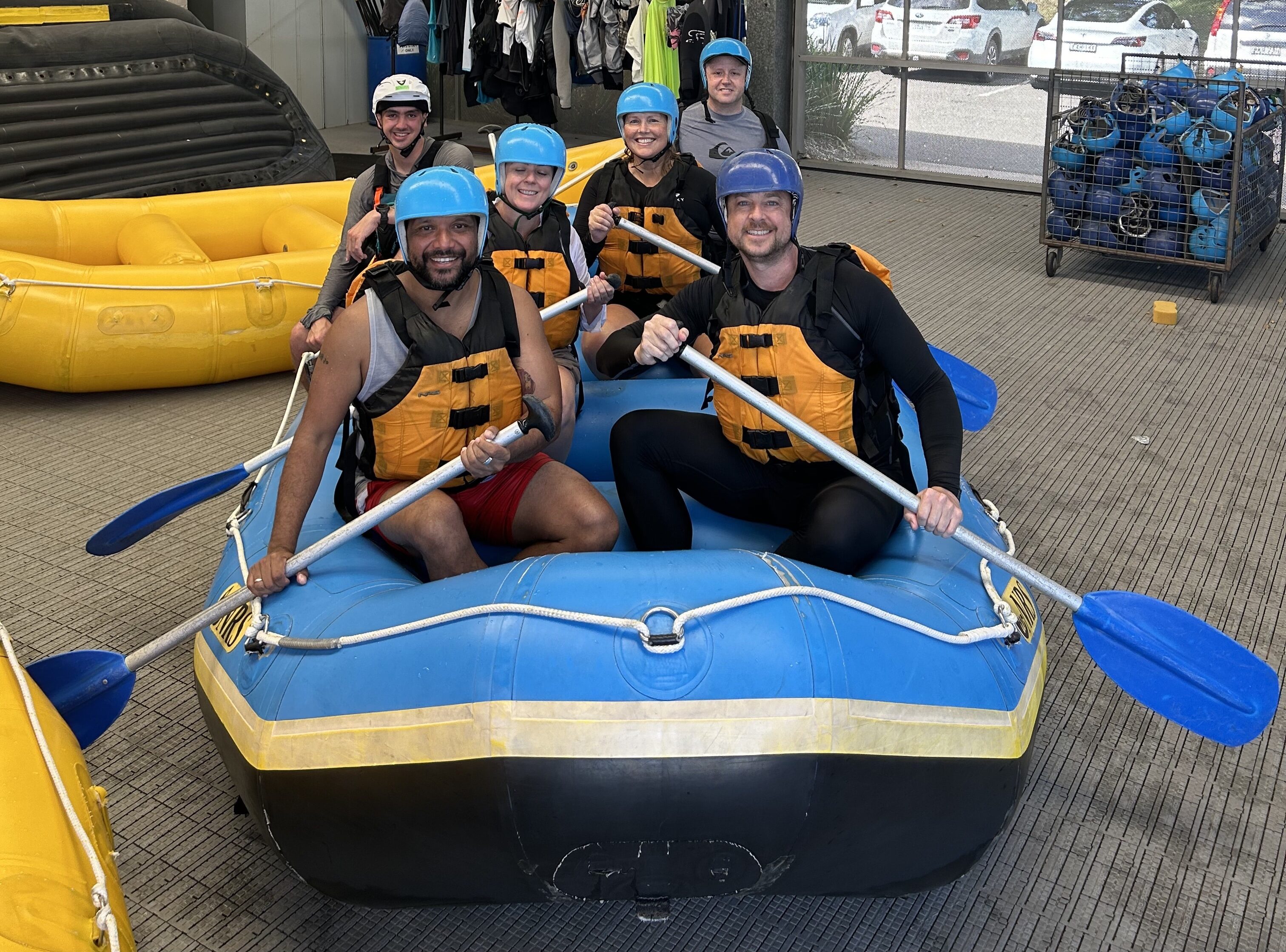 White water rafting Member social, March 2024