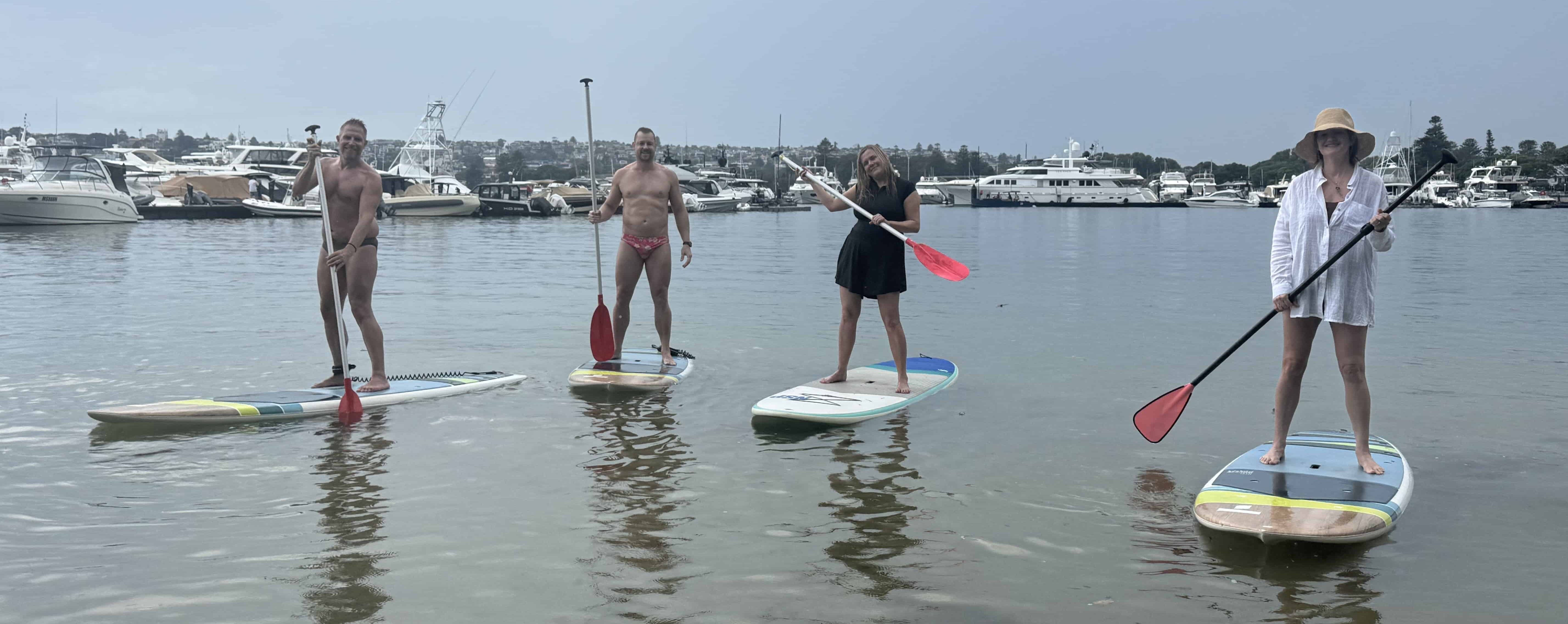 Paddle boarding Member social, December 2025